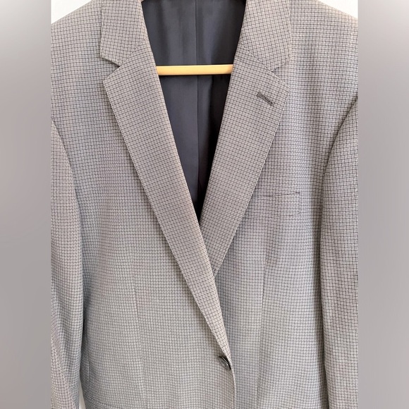 Club Monaco Gray Plaid Blazer - Picture 3 of 10